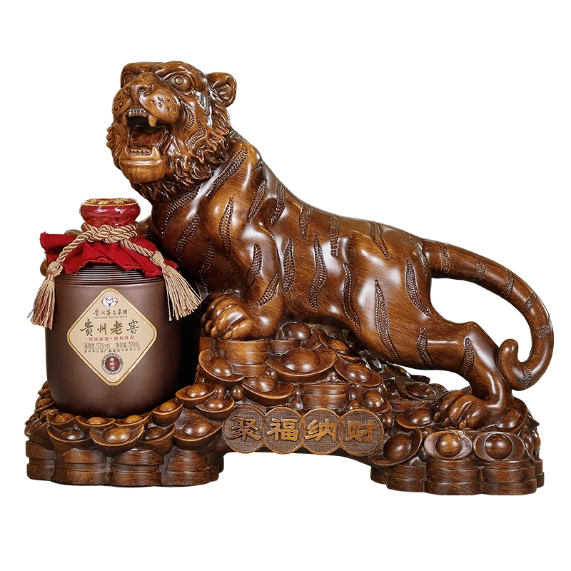 MOUTAI/茅台聚福纳财（木纹）酱香型礼盒装53度500ml