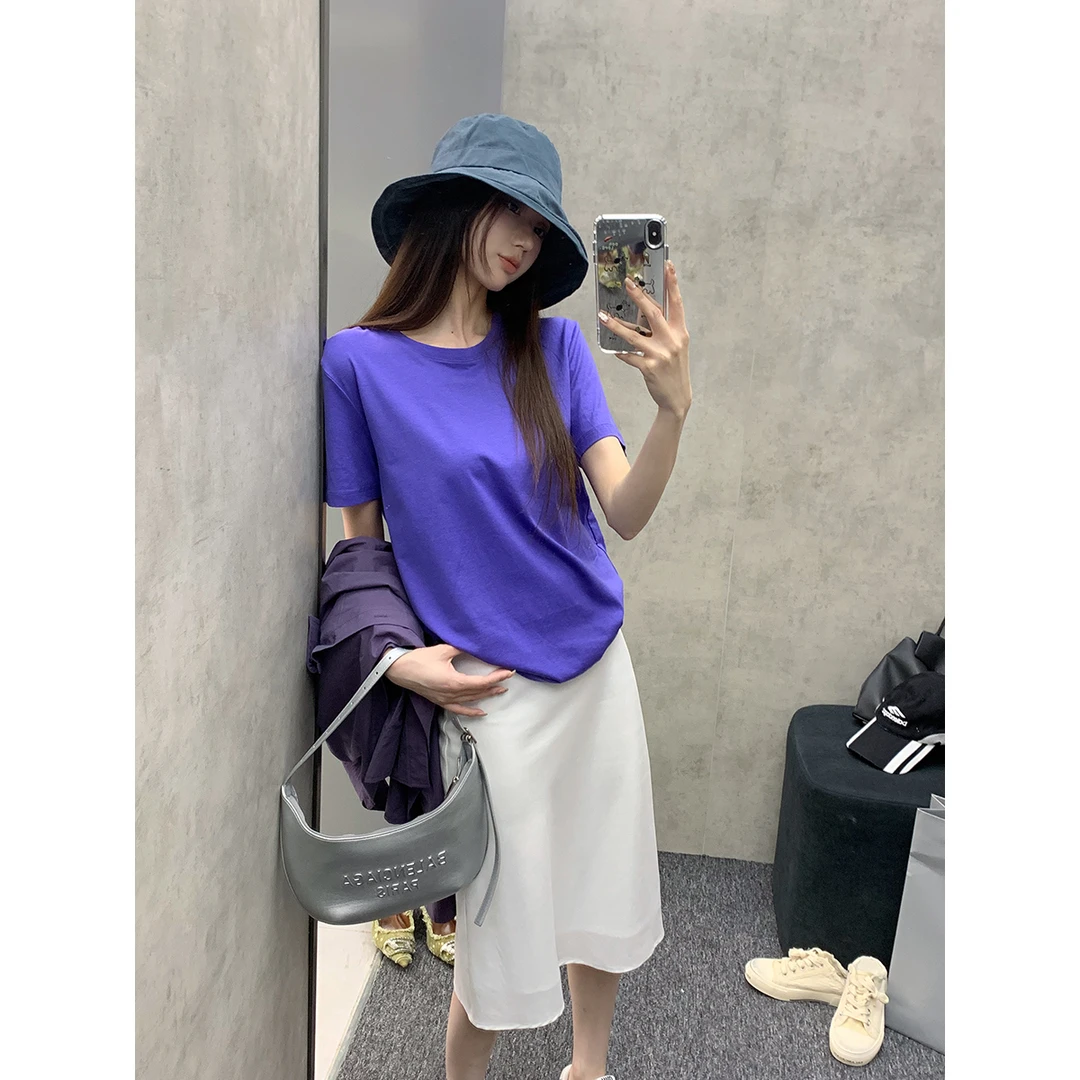 FORNI x YOYO 减龄公式 基础款T恤休闲时尚夏季宽松纯色圆领