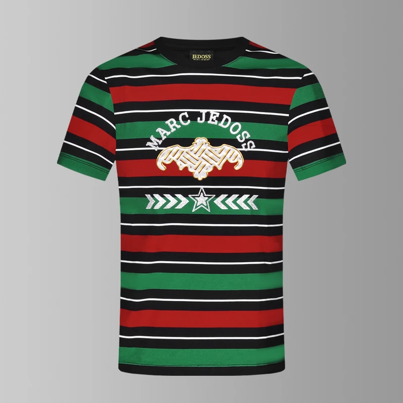 JEDOSS/爵迪斯T恤衫夏季新款镭射休闲半袖潮流短袖T恤207