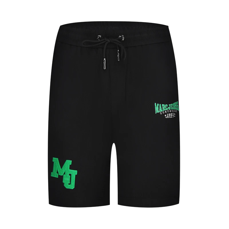 透气JEDOSS/爵迪斯裤子男款夏季新款休闲裤字母刺绣宽松中裤115