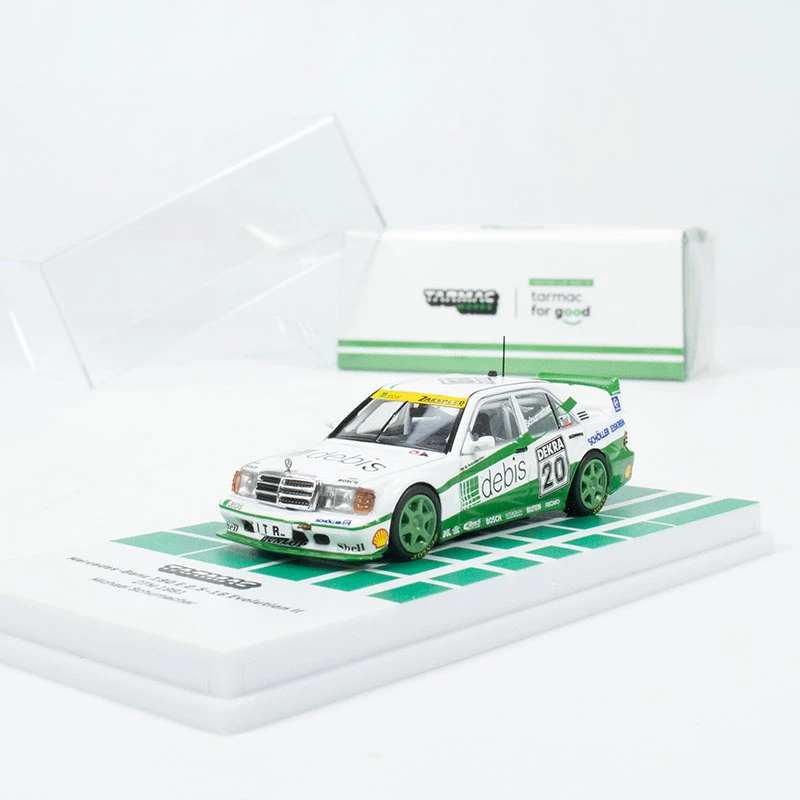 Tarmac Works TW 1:64奔驰190E 2.5-16 2代20号EvoII汽车模型Benz