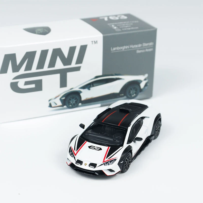 【拆封展车】MINIGT车模 1:64 合金 763号 兰博基尼 小比例汽车模型
