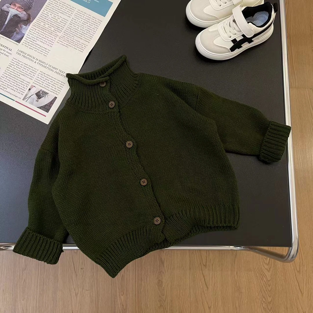 【现货48H】XSX023 男童秋季毛衣2023新款森系毛衣儿童潮帅