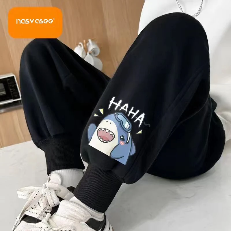 男女童秋季裤子秋冬装打底裤24新款加绒运动裤外穿中小童休闲卫裤