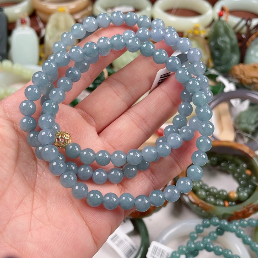 翡翠颈饰未镶嵌毛衣链精品