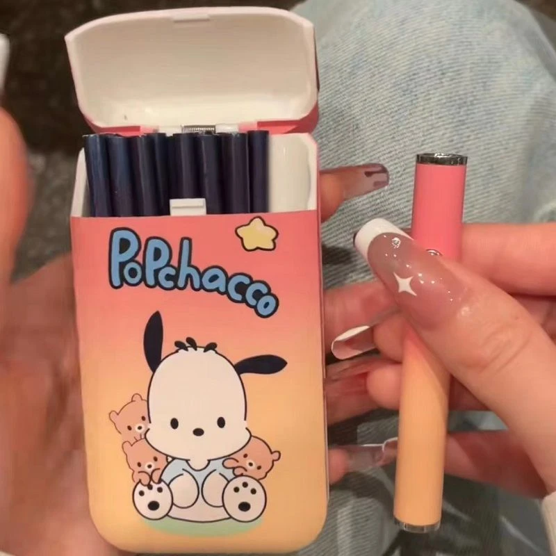 创意可爱卡通烟盒打火机防潮抗压便携可放粗中细三种规格细20粗10