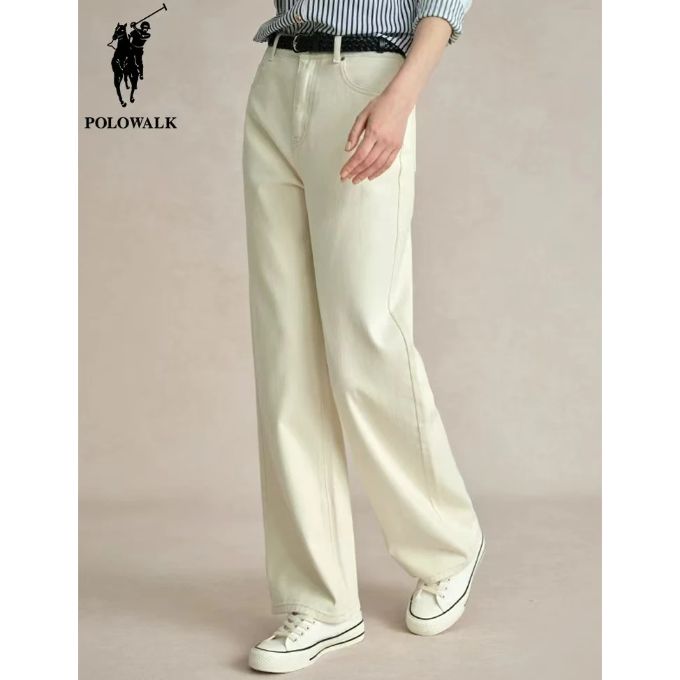 POLOWALK【官方】女士牛仔裤显瘦高腰