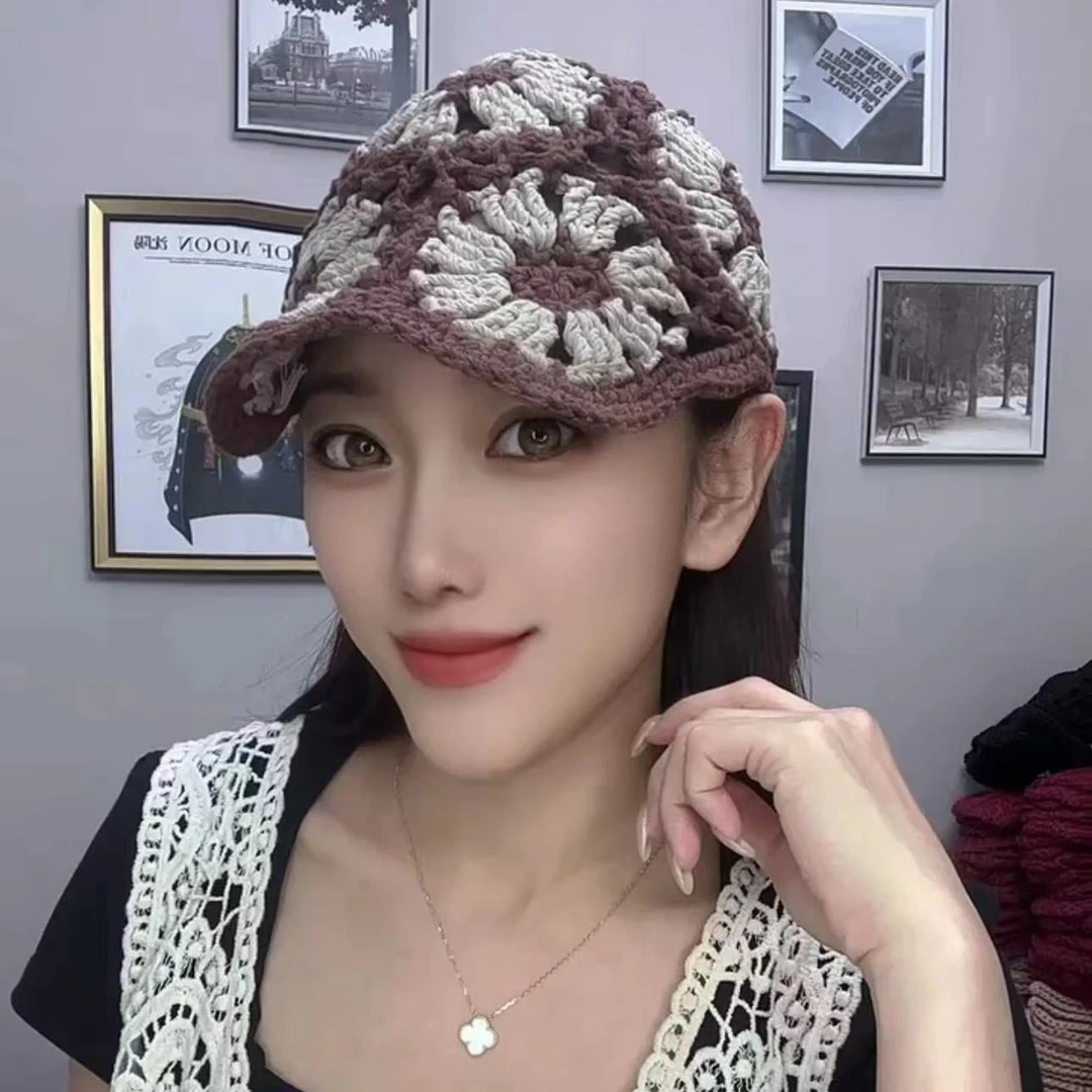 秋季新款手工棒球帽时尚女士帽