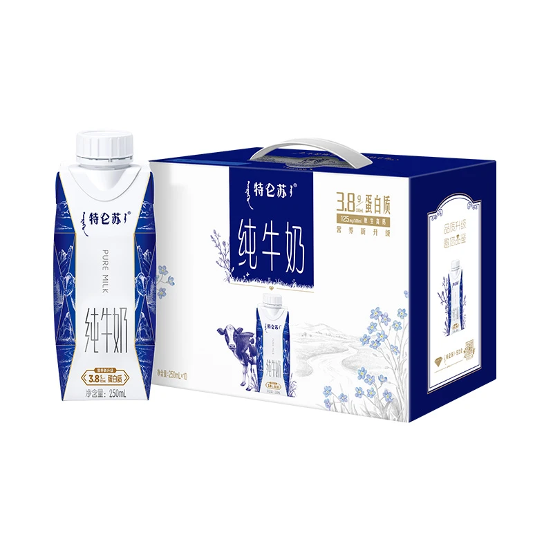 蒙牛特仑苏纯牛奶利乐梦幻盖 250ml*10盒/箱