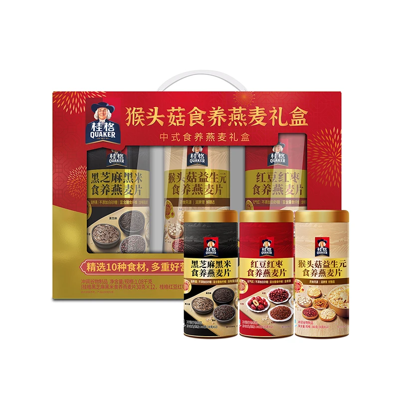 桂格猴头菇食养燕麦礼盒 1.08千克/