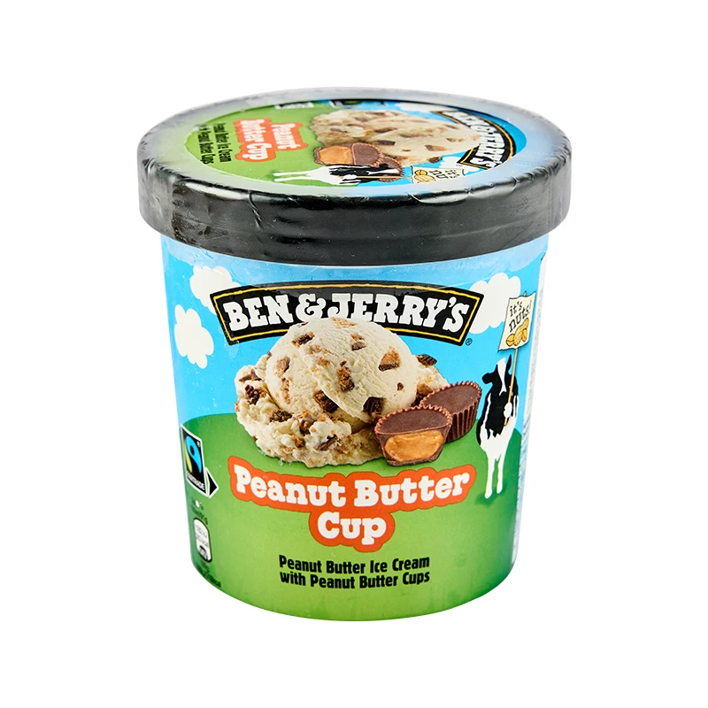 【解馋满足】荷兰进口本杰瑞花生酱味冰淇淋425g
