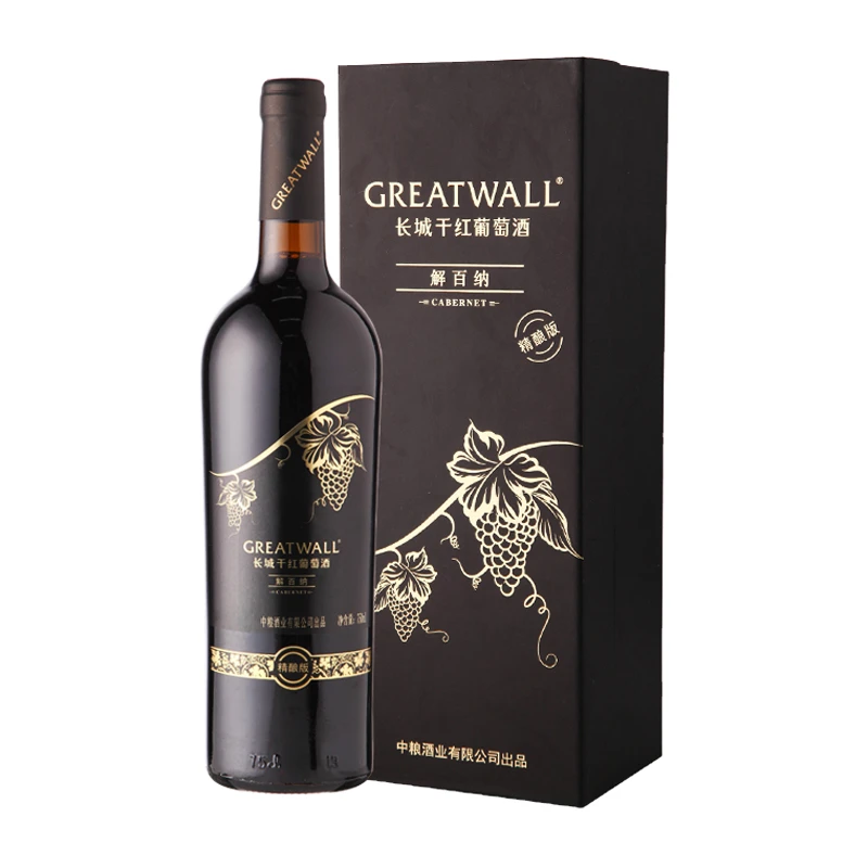 长城 精酿版解百纳干红葡萄酒 750ml/瓶