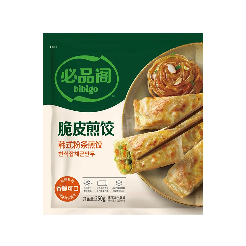 必品阁易熟易煎韩式粉条脆皮煎饺 250g/袋