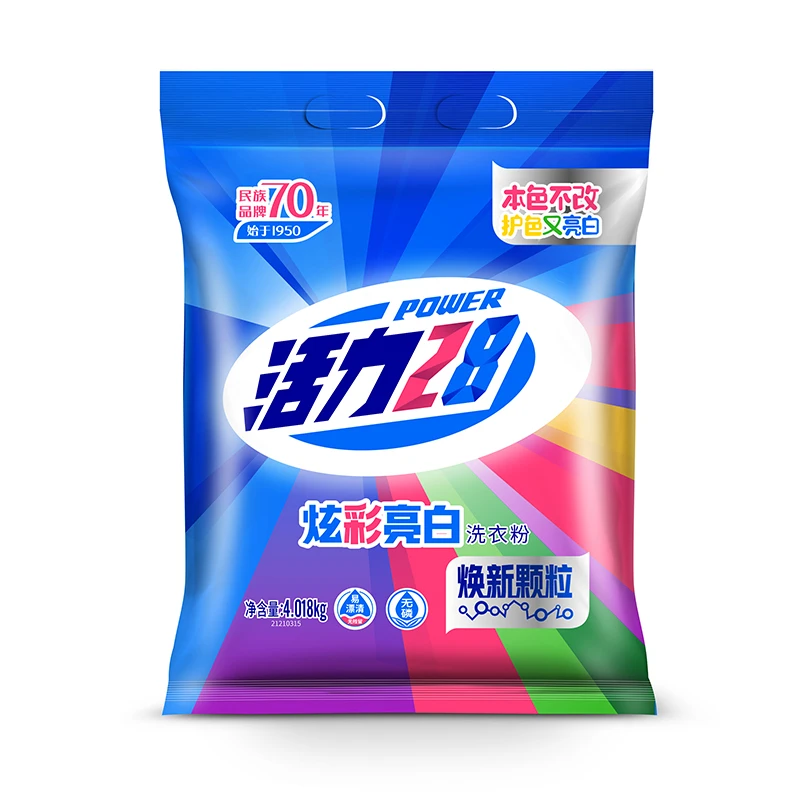 活力28炫彩亮白洗衣粉4.018kg/袋