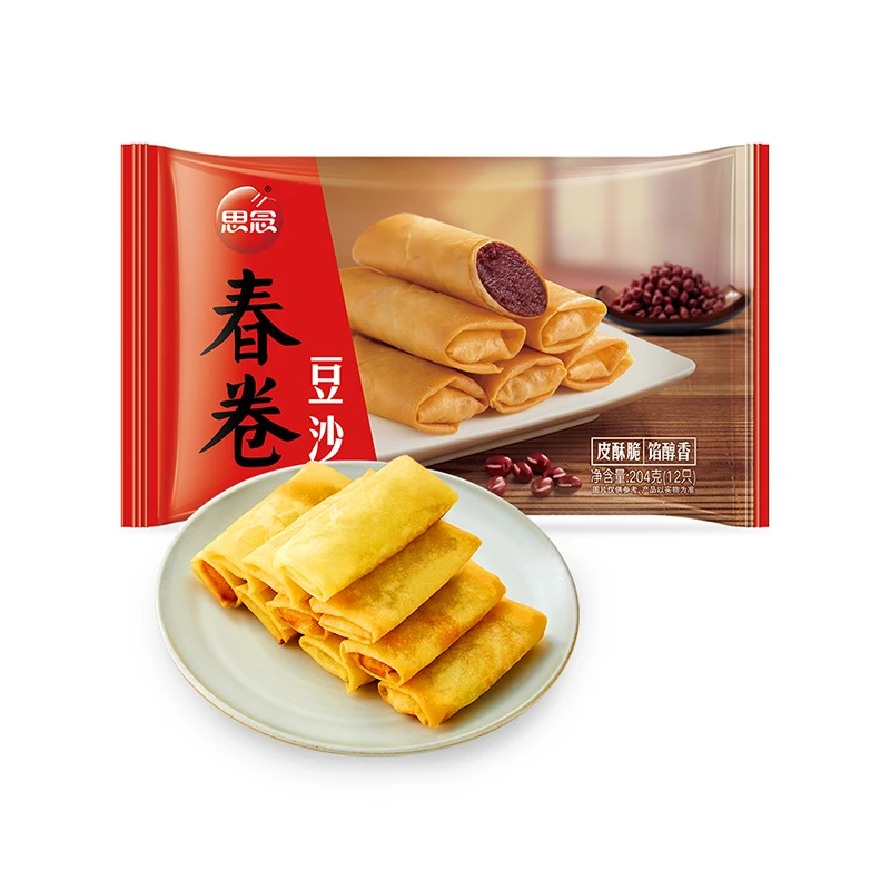 【咬春】思念软糯豆沙春卷 204克/袋