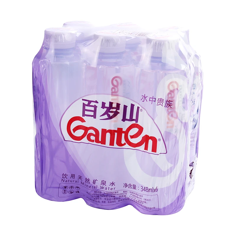 景田百岁山饮用天然矿泉水348ml*6瓶/组