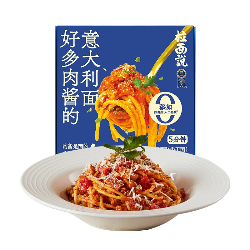 【5分钟即享】拉面说番茄肉酱意大利面282.2g/盒