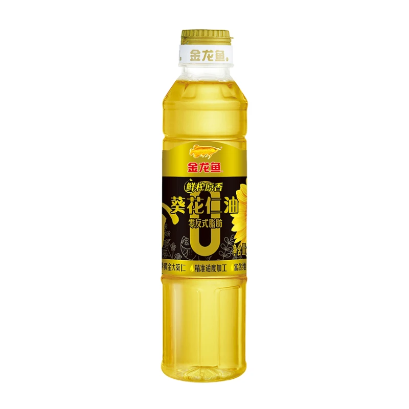 金龙鱼零反鲜榨原香葵花仁油400ml/瓶