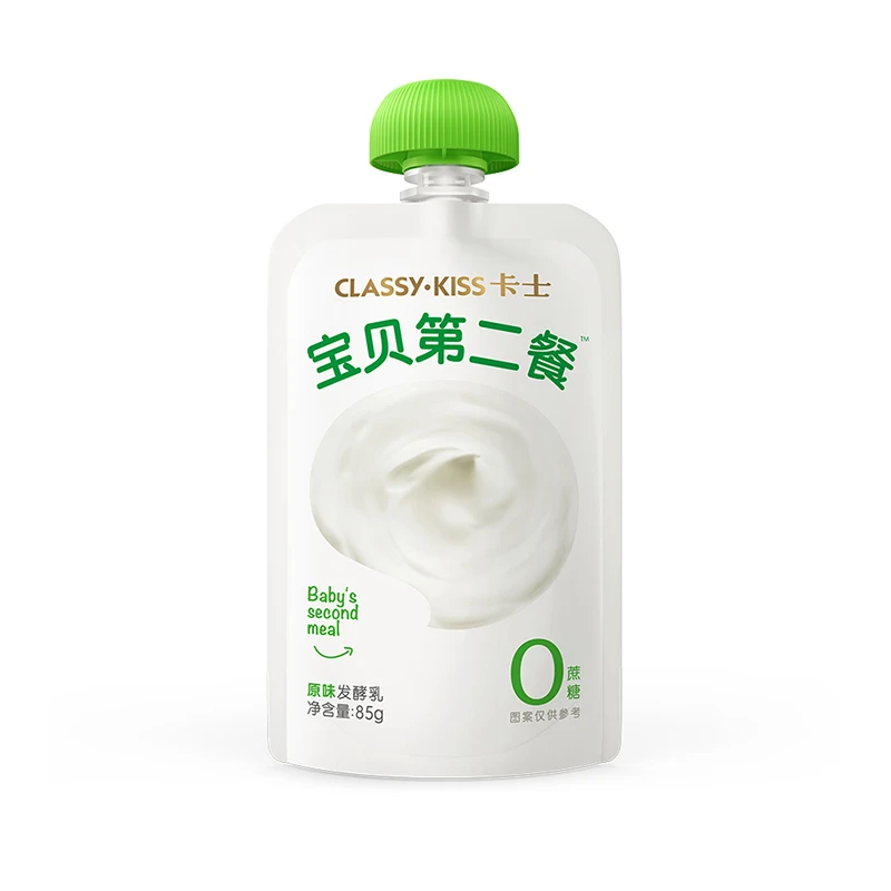 【儿童酸奶】卡士宝贝第二餐原味发酵乳85克/袋