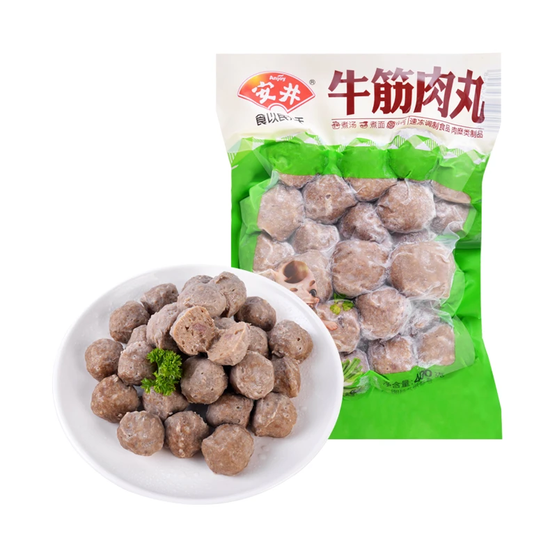 【发哥火锅】安井牛筋肉丸400g/包