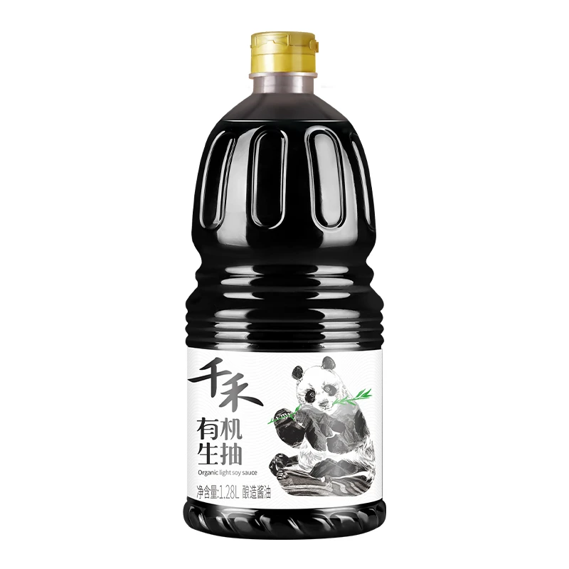 千禾有机生抽1.28L/桶