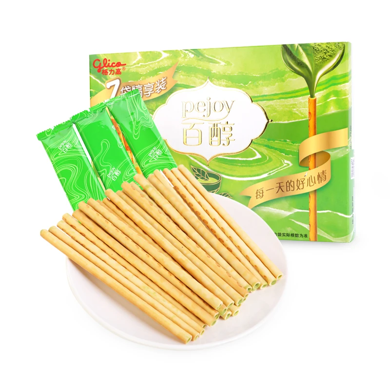 格力高百醇注心饼干犒享装抹茶慕斯126g