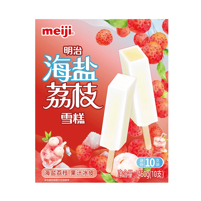 明治海盐荔枝雪糕460克/盒