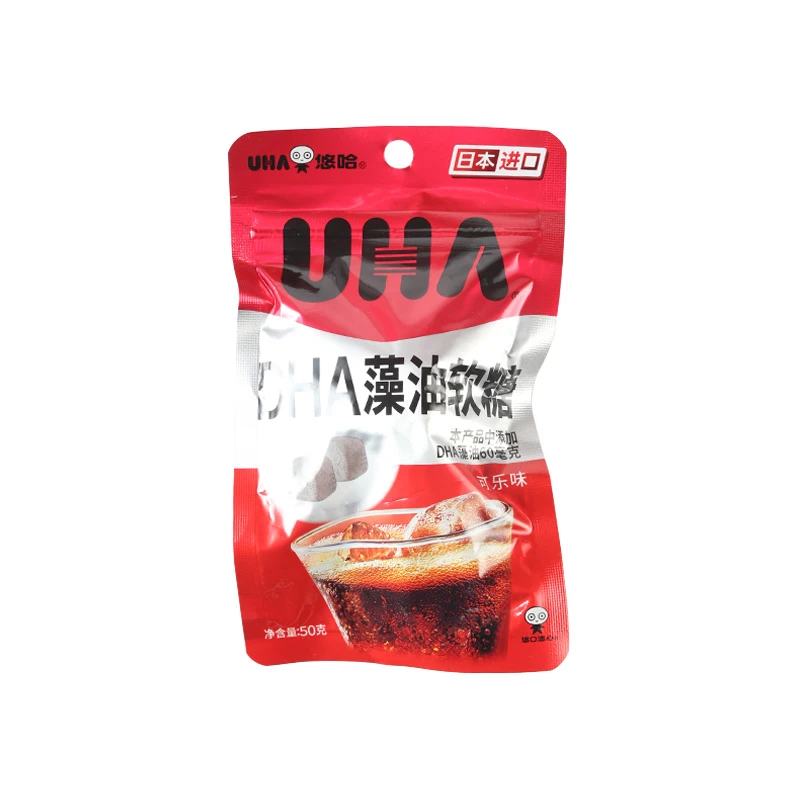 日本进口悠哈DHA藻油软糖50g/袋