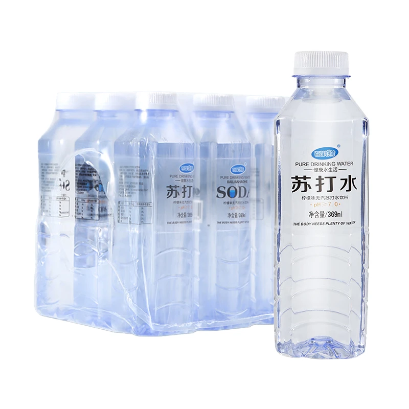 百莲好荷柠檬味无汽苏打水369ml*12瓶/箱