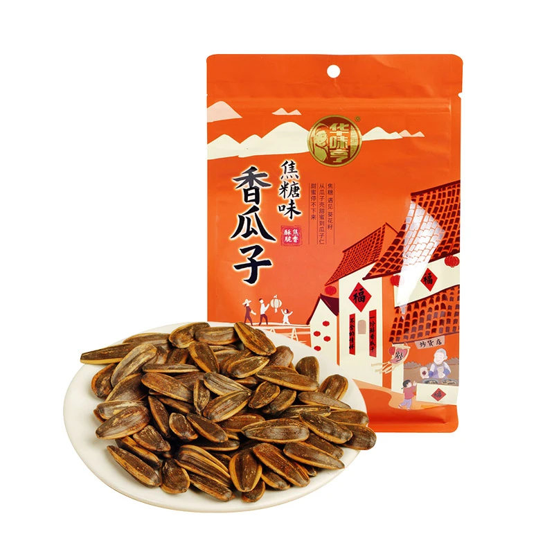 华味亨焦糖味瓜子500g/袋
