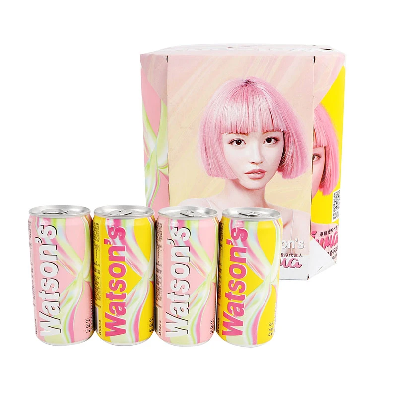 屈臣氏X苏打汽水四罐混合装265ml*4罐/组