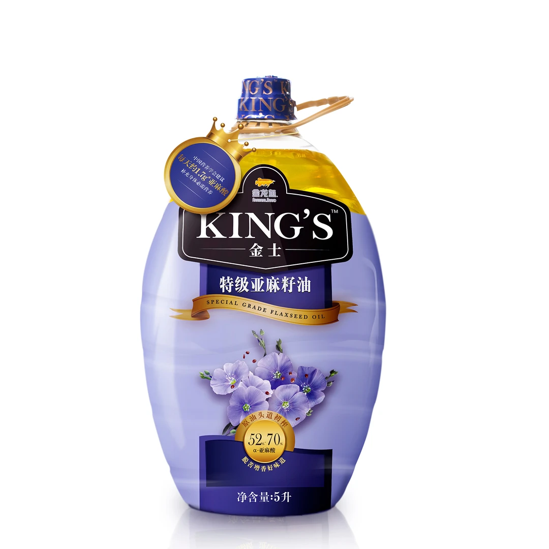 金龙鱼KING'S亚麻籽油 5L/瓶