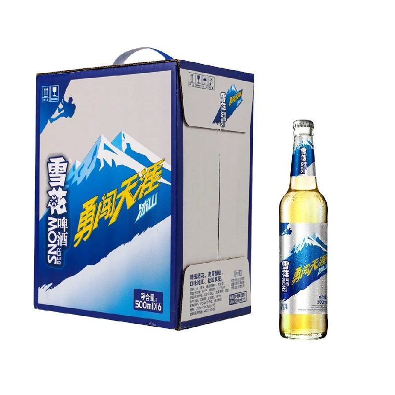 雪花冰山勇闯天涯8度500ml*6瓶/箱