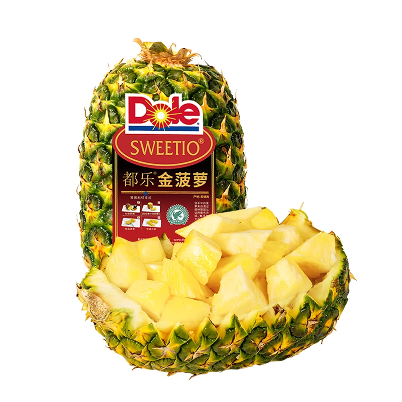 【MINI果】都乐金菠萝1粒装(无冠)700g