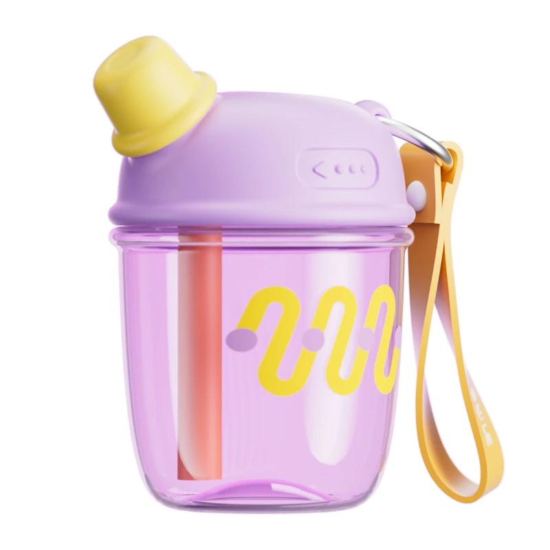 COCO DUDU吸管随手杯YD-8320（紫色）530ml