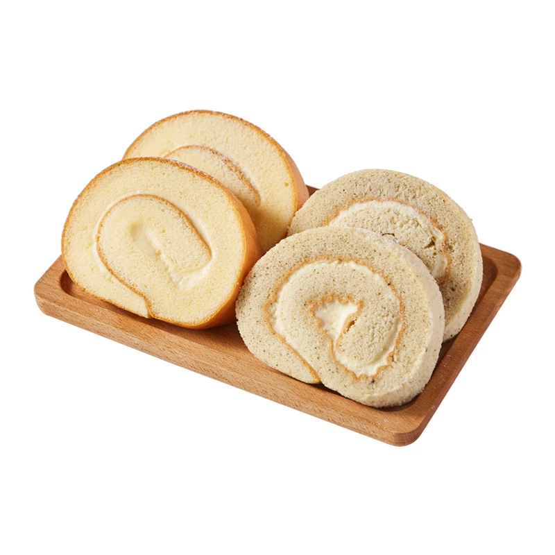 【100%动物奶油】瑞士卷(牛乳味+伯爵红茶味)300g4片