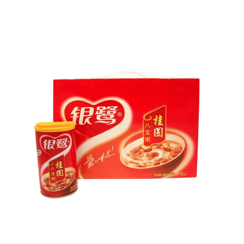 银鹭 桂圆八宝粥礼盒 360克*8罐/盒