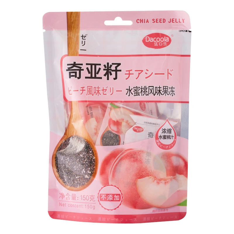 达口乐奇亚籽果冻（水蜜桃味）150克/袋