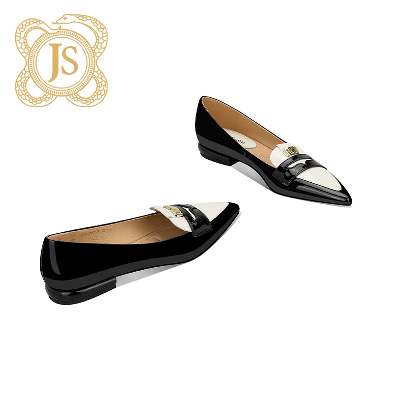 已开价，14Z23C1090-19英伦风2023新款乐福鞋套包拼色尖头显瘦