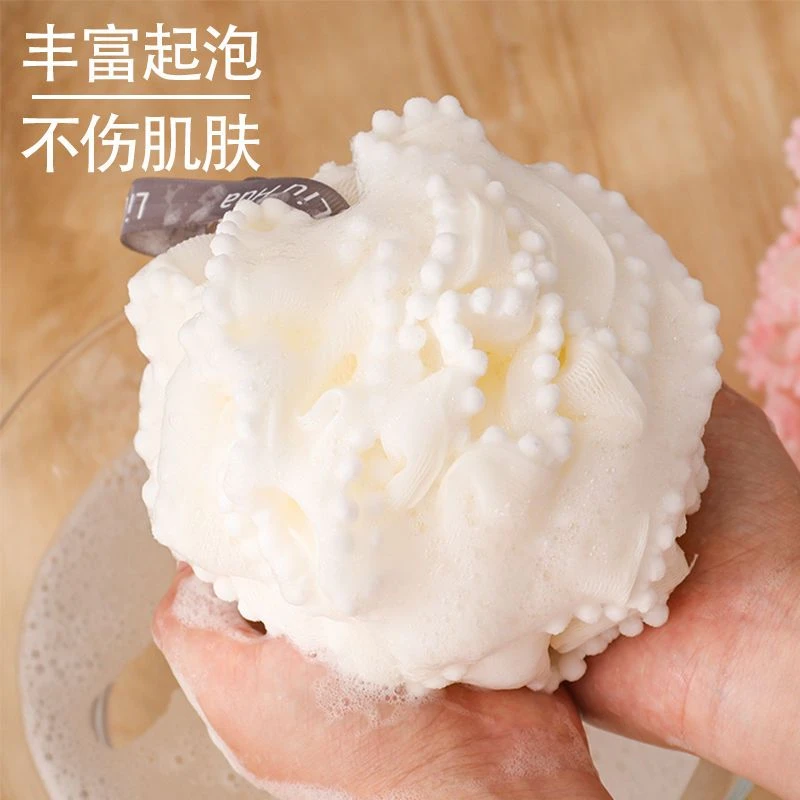 高档沐浴球浴球花超柔软搓澡球男女洗澡神器搓背洗浴泡球浴花球泡