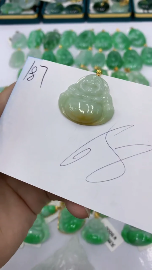 【闪购商品】翡翠颈饰18K金镶嵌1号