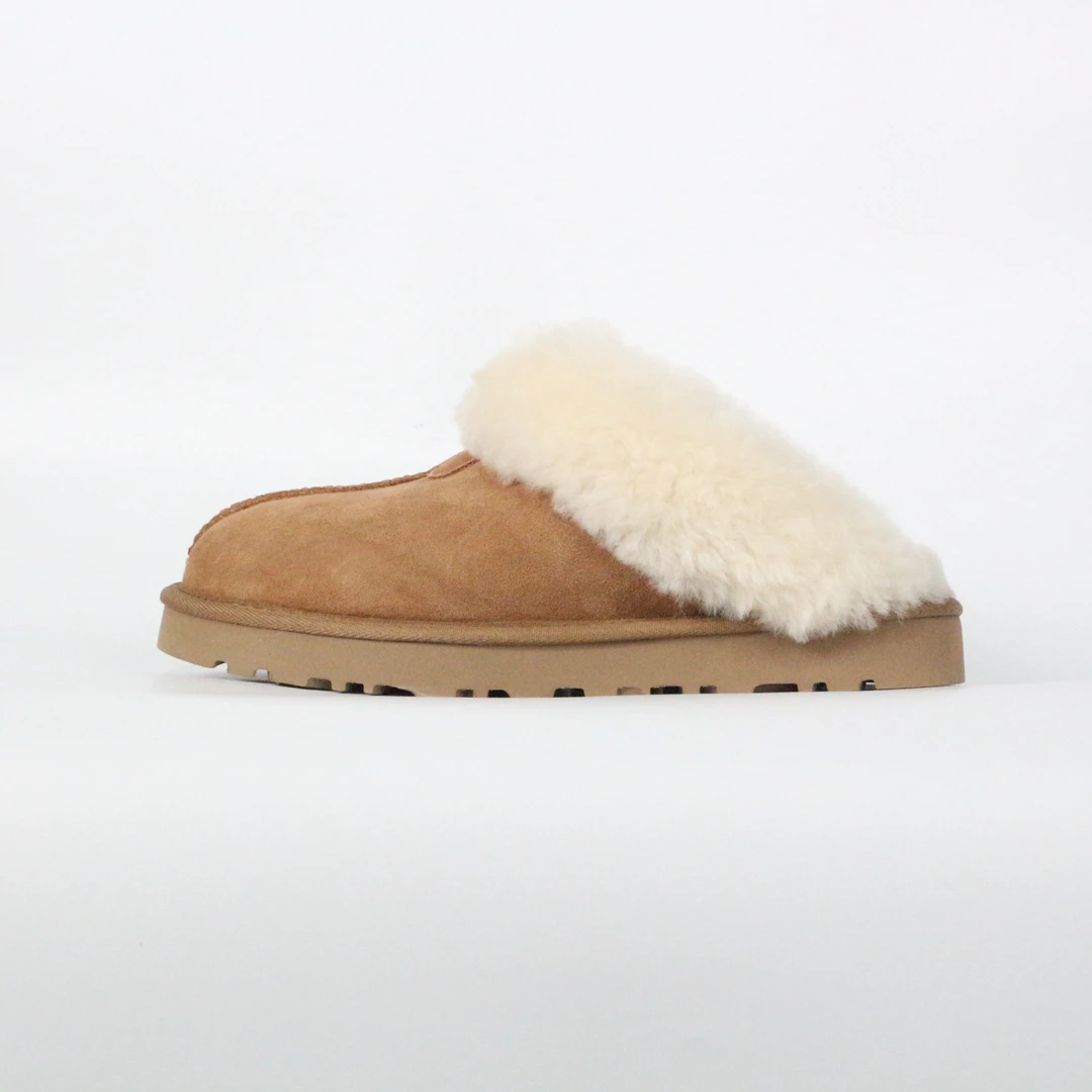 匠人乔皮具【星拖雪地靴】灰色栗色皮毛一体保暖时装雪地靴