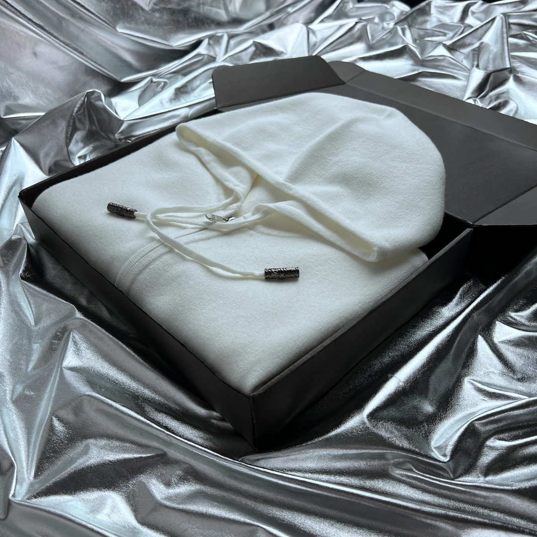 【1281】高级感轻奢连帽毛衣CY