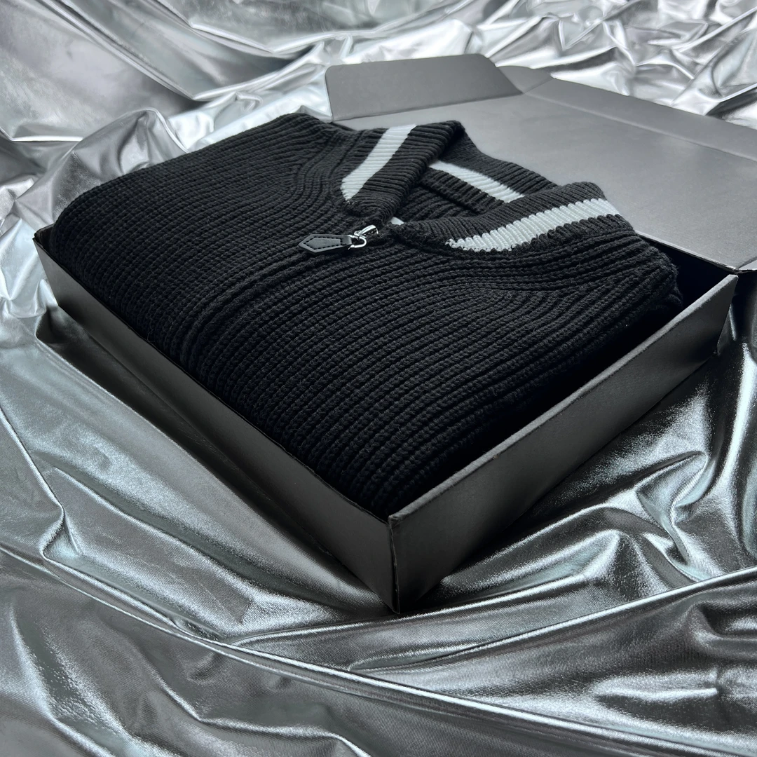 【78153】高级感轻奢拉链毛衣CY