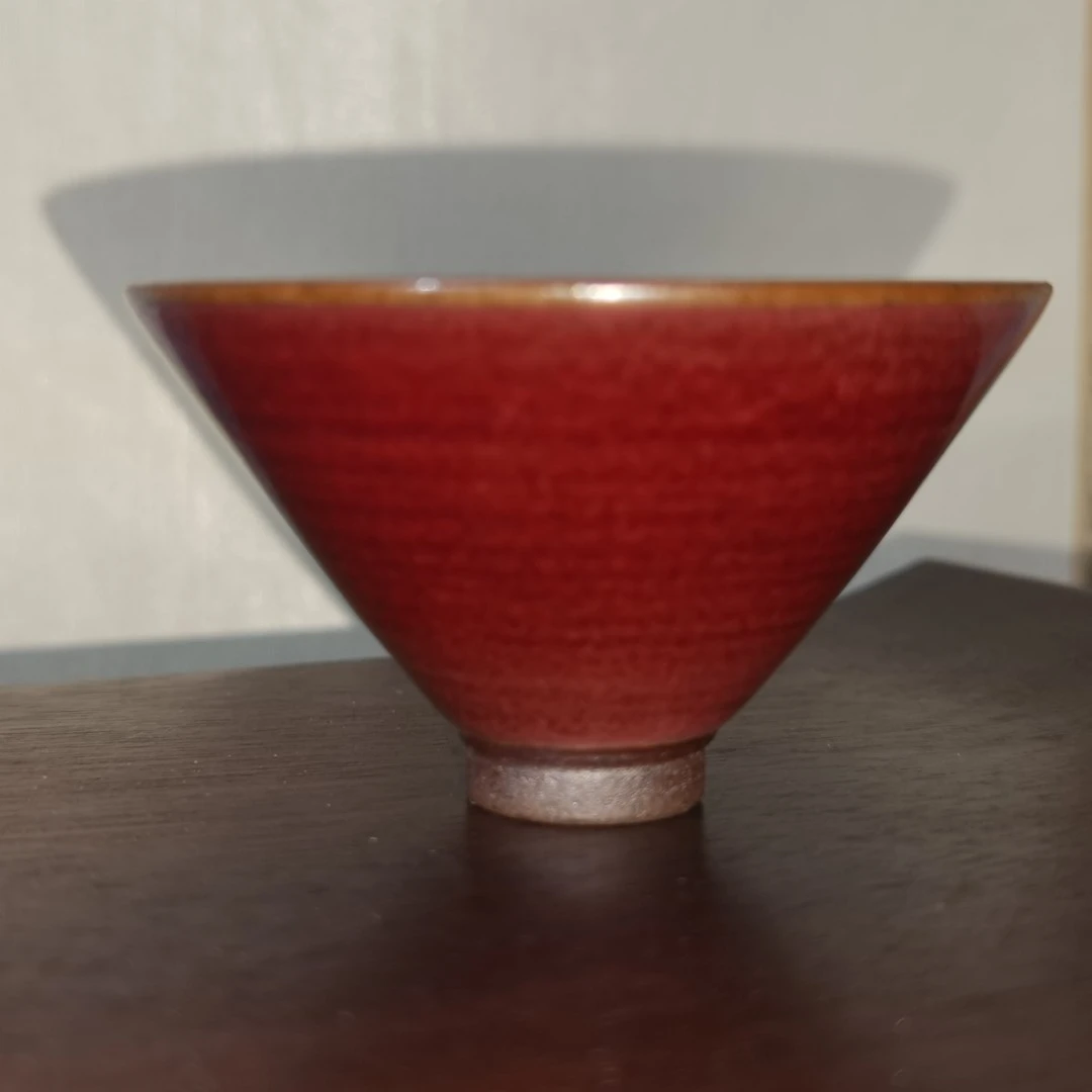 郎红遇水化冰花冰片哥窑青瓷陶瓷茶具茶壶主人杯茶杯单杯斗笠杯