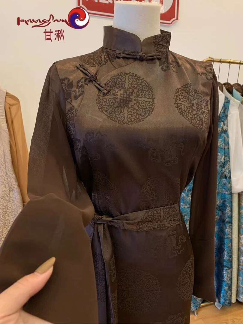 女士夏季款立领西藏服外搭民族风