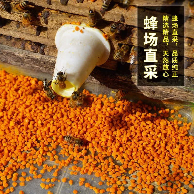 新鲜山茶花粉自然晾晒干精挑细选手工筛检真花粉可食用蜂花粉散装