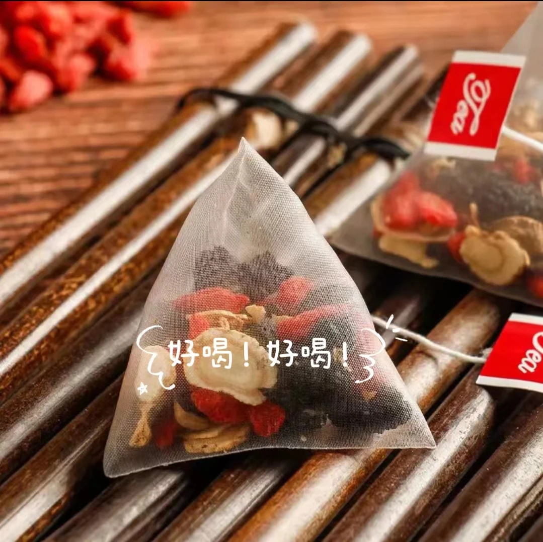 人参枸杞子桑葚子三角包每天一杯五味谷方配比四季常备独立组合茶