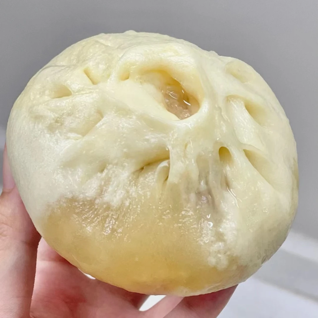 黑猪肉手工大包子老面鲜肉包营养儿童早餐面食新鲜鲜肉包子