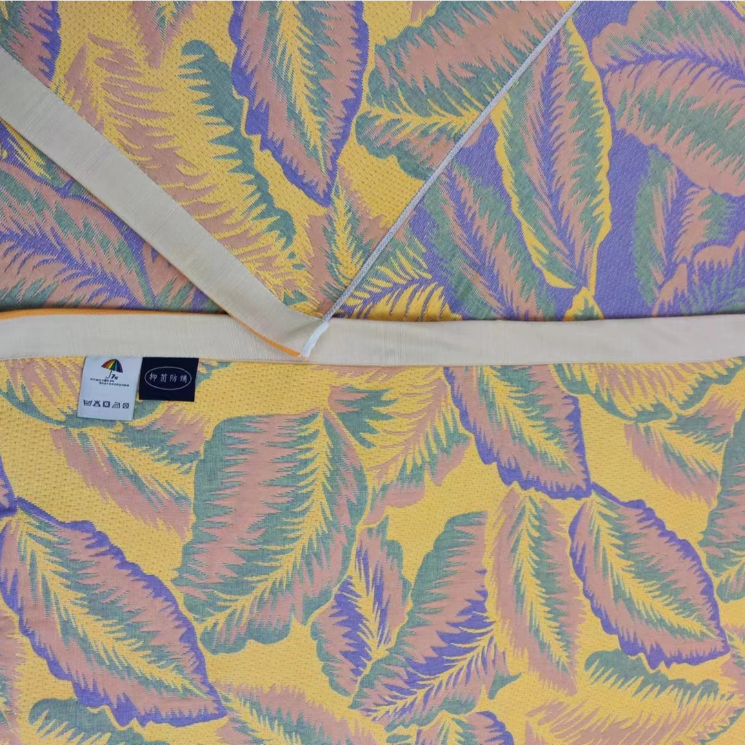 纯棉纱布盖毯--紫色鸢尾花